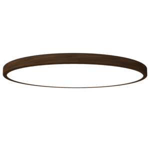 Wood Circular LED 1120x55 WALNUT